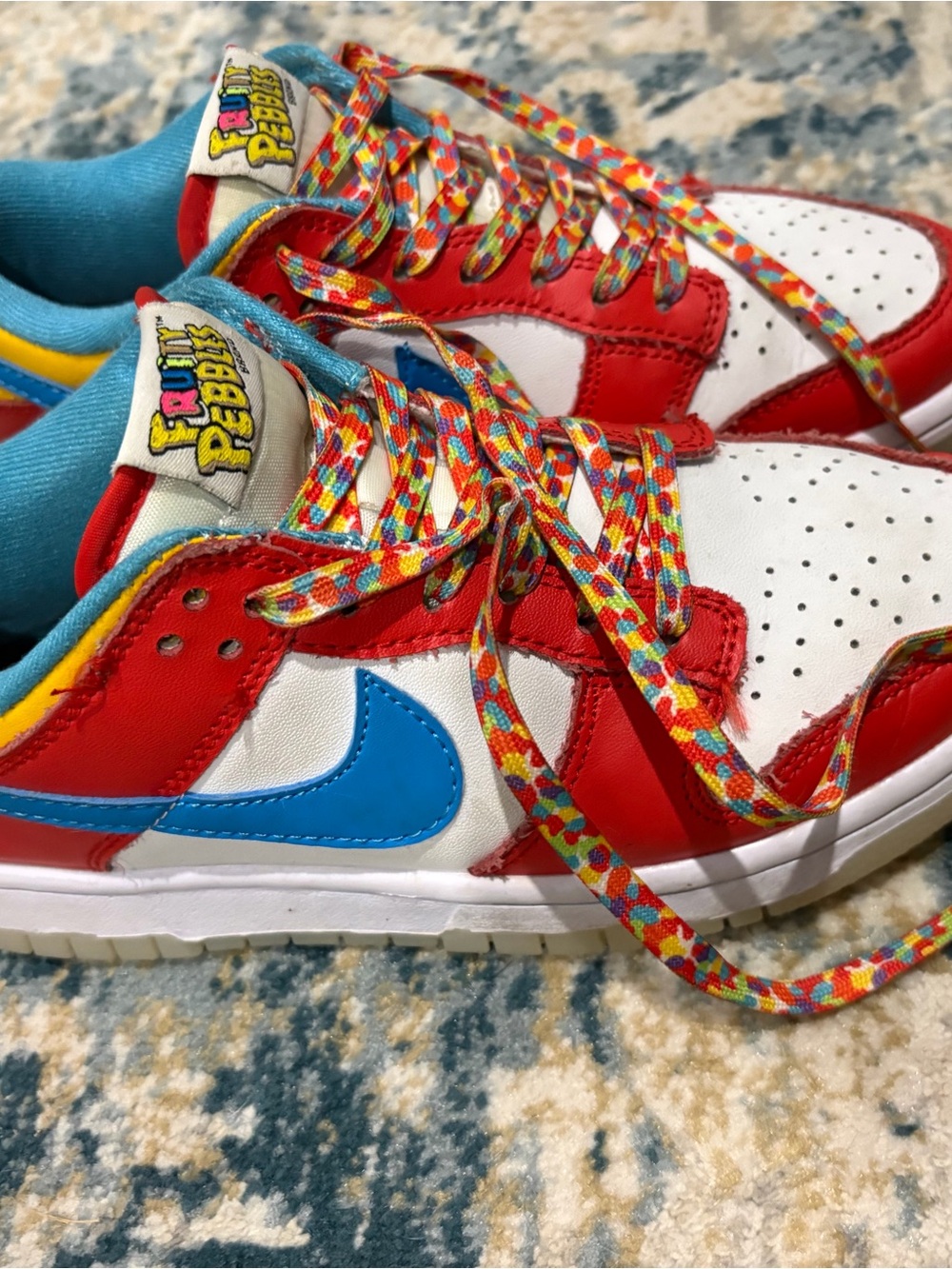 Nike Kids Multicolor Fruity Pebble Dunks